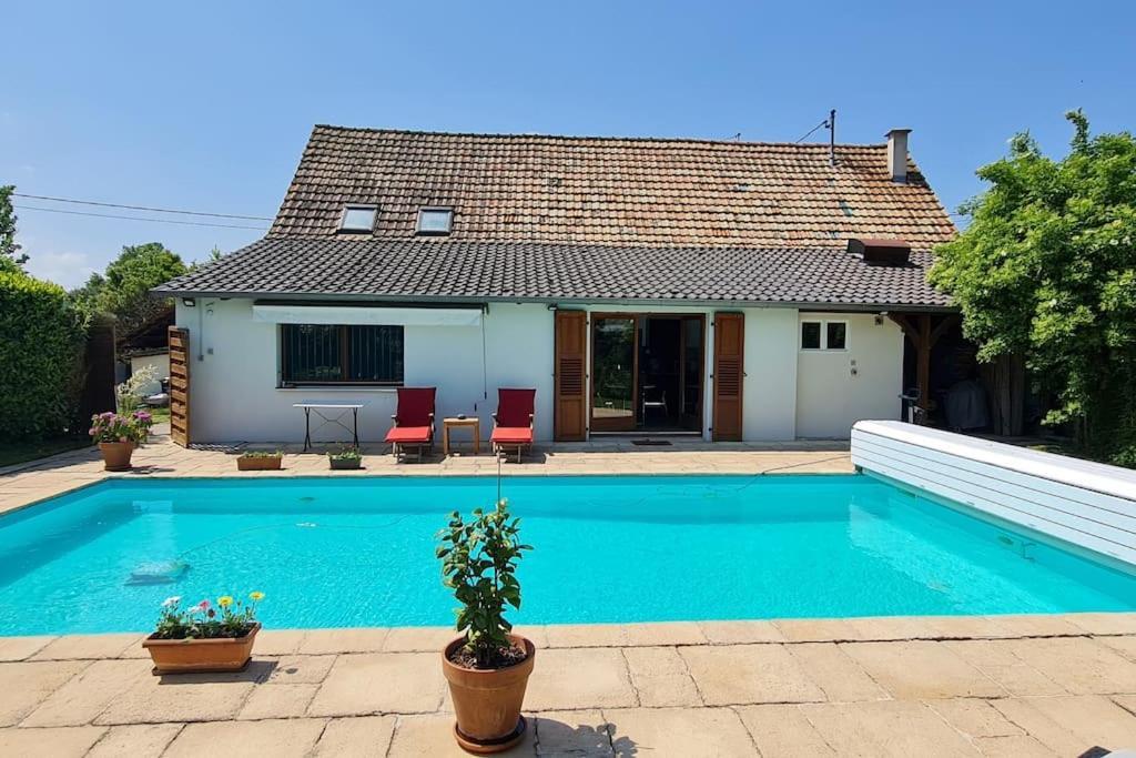 Alsace Bas-Rhin Logis Independant Avec Piscine Privee Leilighet Alteckendorf Eksteriør bilde