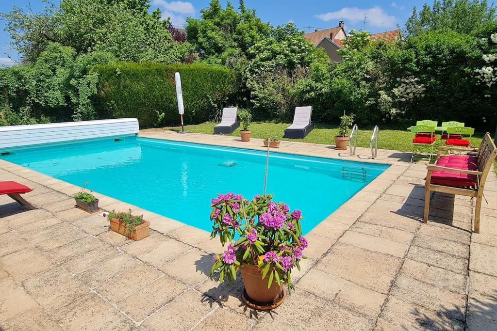 Alsace Bas-Rhin Logis Independant Avec Piscine Privee Leilighet Alteckendorf Eksteriør bilde